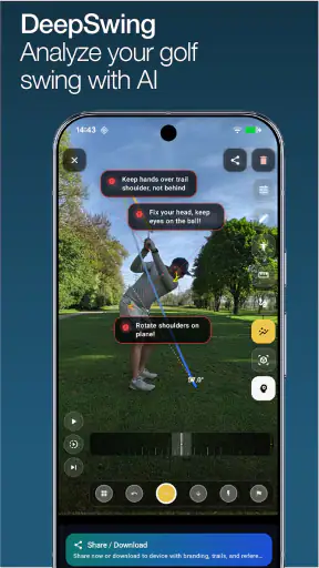 DeepSwing วิเคราะห์สวิงกอล์ฟ screenshot