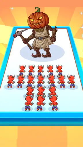 Dino Merge Master animal fight screenshot