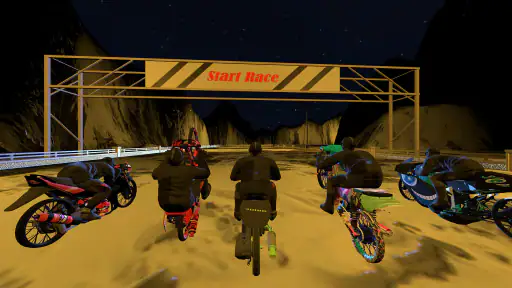 Drag Bike:การแข่งรถจักรยานยนต์ screenshot