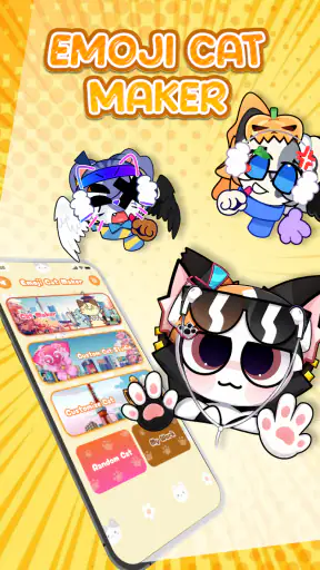 Emoji Cat Maker: Cat Stickers screenshot
