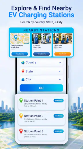 EV Charging Stations Locator screenshot