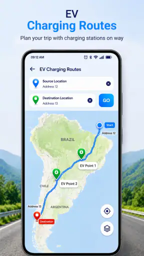 EV Charging Stations Locator screenshot