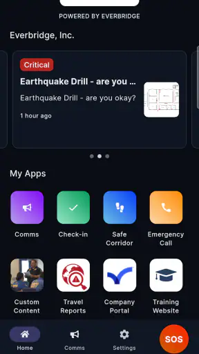 Everbridge 360 screenshot