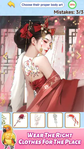 Fashion Makeover Puzzle screenshot