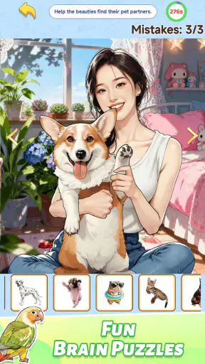 Fashion Makeover Puzzle screenshot