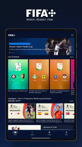 FIFA+ | Football streaming app screenshot