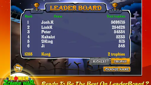 Flower Zombie War screenshot
