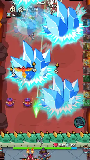 Fluffy Backpack: Merge Defense screenshot
