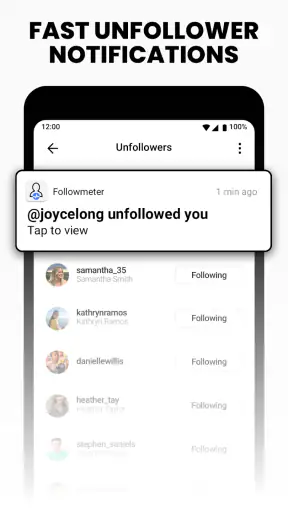 FollowMeter สำหรับอินสตาแกรม screenshot
