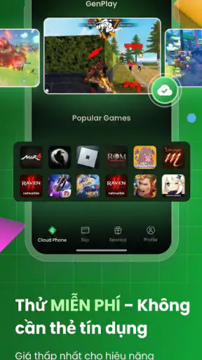 GenPlay – Cloud Phone Gaming screenshot