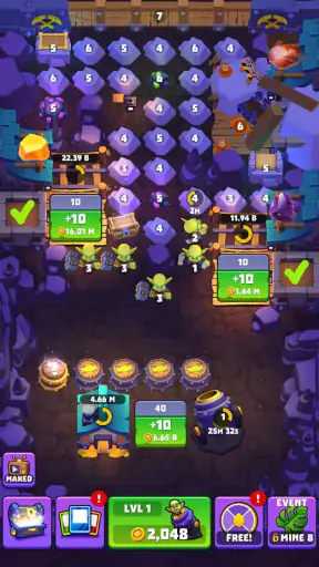 Gold & Goblins: เกมขุดทอง screenshot