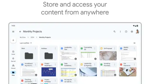 Google ไดรฟ์ screenshot