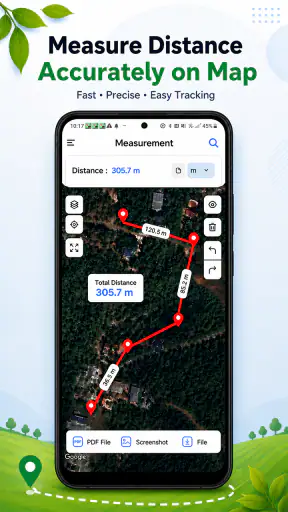 GPS Fields Area Measure screenshot