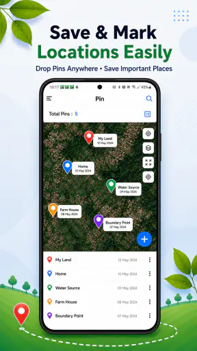 GPS Fields Area Measure screenshot