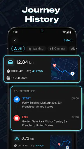 GPS Speedometer & Speed Alerts screenshot