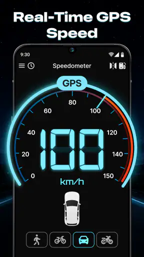 GPS Speedometer & Speed Alerts screenshot