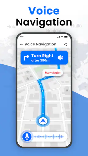 GPS ระบบนำทาง- Easy Map Route screenshot