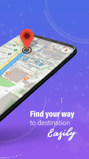 GPS, แผนที่, การนำทางด้วยเสียง screenshot