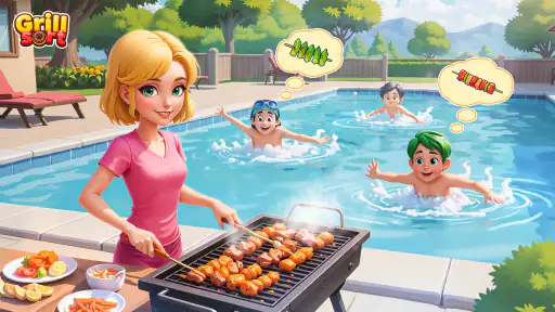 Grill Sort: Food Games, Match screenshot