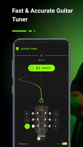 Guitar Tuner, GuitarTunio screenshot