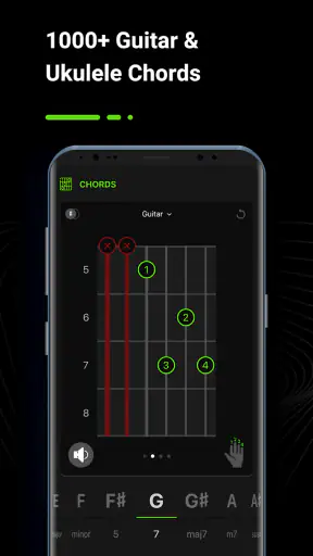 Guitar Tuner, GuitarTunio screenshot