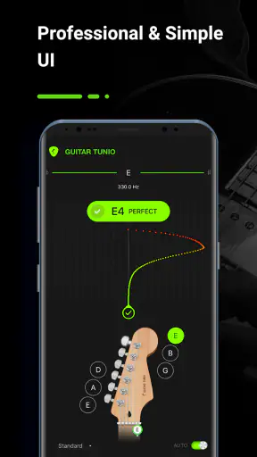 Guitar Tuner, GuitarTunio screenshot