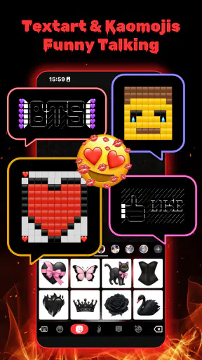 Horror Fun Smile Face Theme screenshot