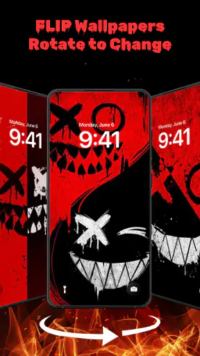 Horror Fun Smile Face Theme screenshot