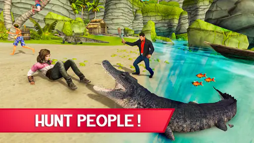 Hungry Crocodile 2 Shark Games screenshot