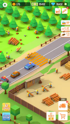 Idle Lumber Factory: เกมตัดไม้ screenshot