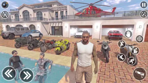 Indian City Gangster Bike Game screenshot