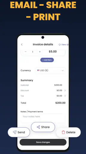 Invoice Maker Quick Generator screenshot