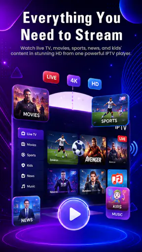 IPTV: Live & Smart Player screenshot