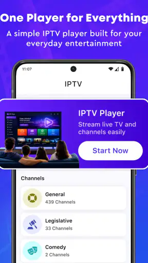 IPTV Player: Live TV & Movies screenshot