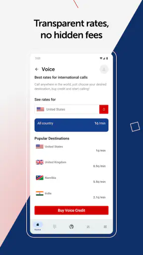 KeepCalling International screenshot