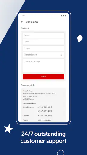 KeepCalling International screenshot