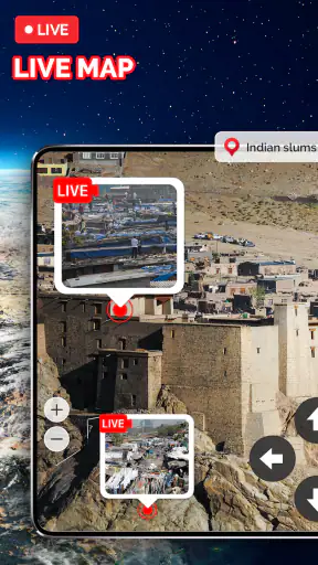 Live Earth View-แผนที่ดาวเทียม screenshot