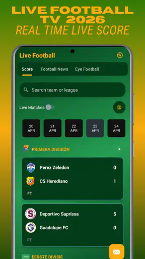 Live Football TV HD 2026 screenshot