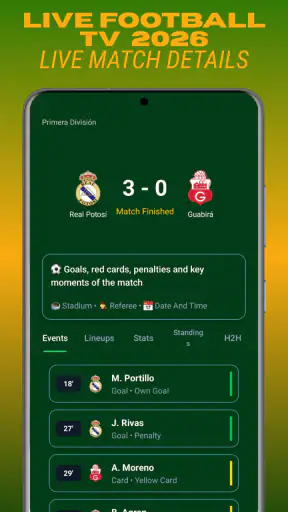 Live Football TV HD 2026 screenshot