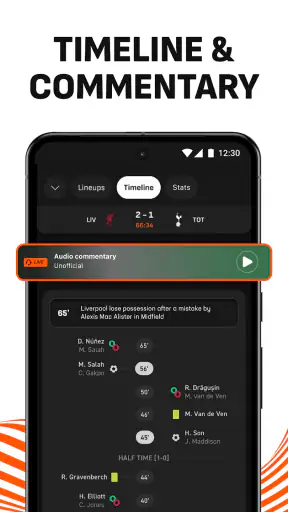 LiveScore: คะแนนกีฬาสด screenshot