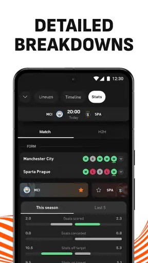 LiveScore: คะแนนกีฬาสด screenshot