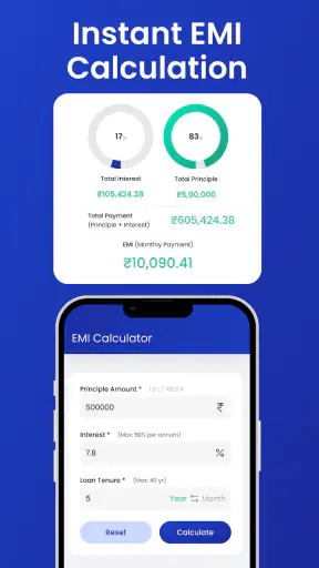Loan Calc: Easy EMI Calculator screenshot