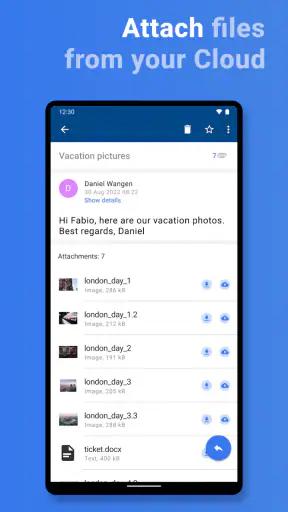 mail.com: Email app & Cloud screenshot
