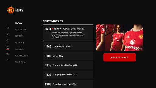 Manchester United TV - MUTV screenshot
