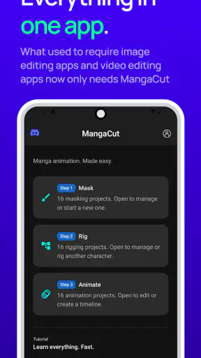 MangaCut - แอนิเมชั่นมังงะ screenshot