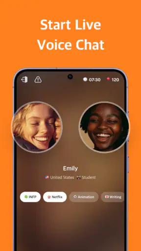 Maum: 1 on 1 Voice Chat screenshot
