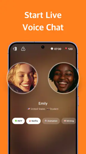 Maum: 1 on 1 Voice Chat screenshot