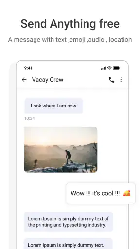 Messages screenshot