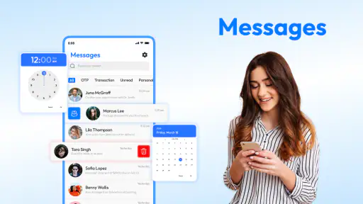 Messages: SMS, Messenger Home screenshot