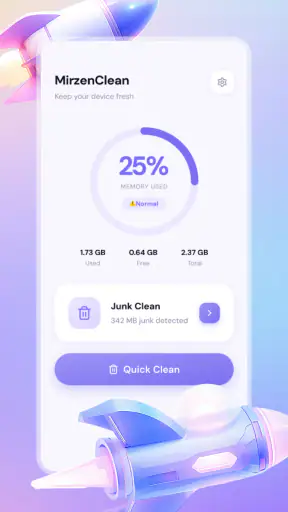 MirzenClean screenshot